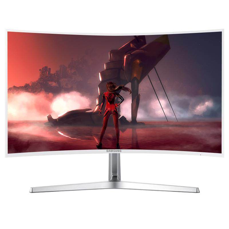 外接笔记本2k办公32曲屏24珍珠白光滑背板 27寸曲面护眼屏 全国联保!