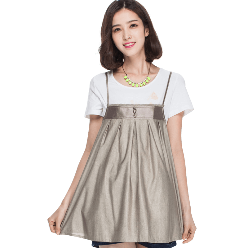 十月妈咪防辐射孕妇装外穿四季银纤维内穿怀孕期孕妇防辐射服吊带