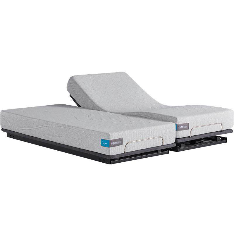 舒福德分体智能床垫多功能升降电动按摩震动乳胶弹簧双面床垫百搭