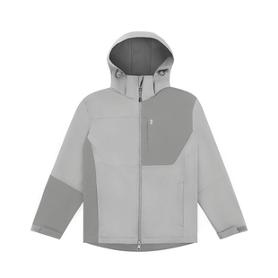 Free Country 男士软壳外套防泼水连帽软壳风衣夹克