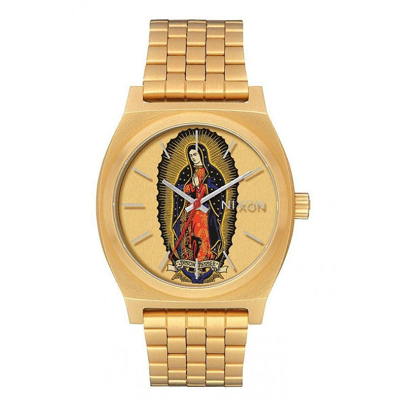 正品nixon a0452896 尼克松圣母表金色时尚基督教情侣手表