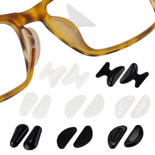 晰雅眼镜硅胶鼻托 防滑鼻垫板材眼镜配件太阳镜框架贴增高鼻托贴