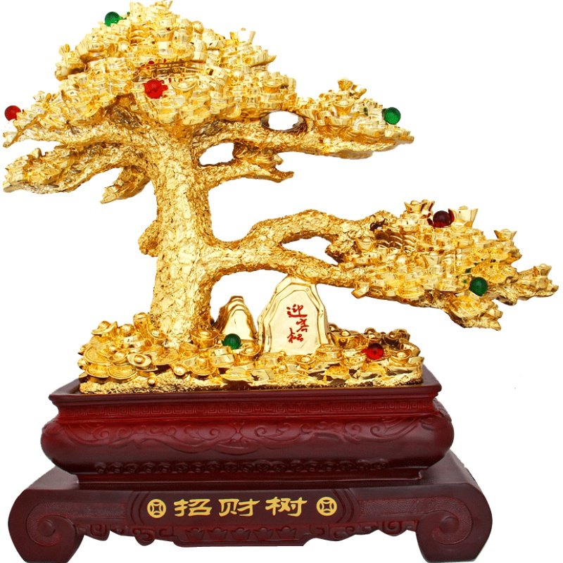 招财发财树金摇钱树摆件开业新店铺创意礼品乔迁客厅酒柜装饰品
