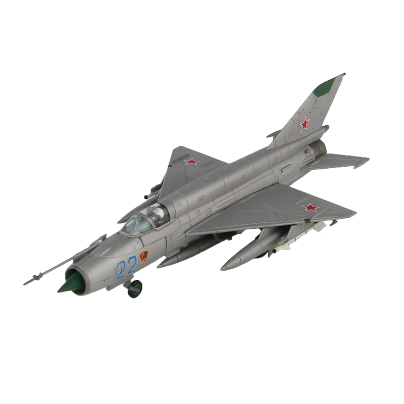 模型大师米格21苏联空军列宁头像1/72合金静态飞机成品战斗机模型
