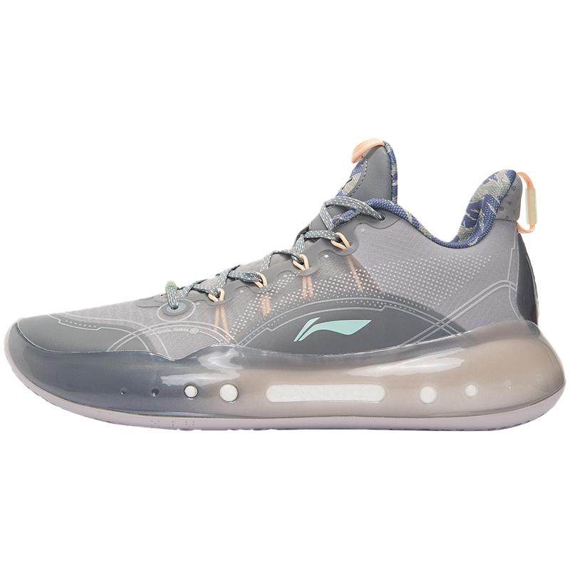 李宁42beng科技驭帅14low致敬篮球鞋官方男新款透气一体织运动鞋