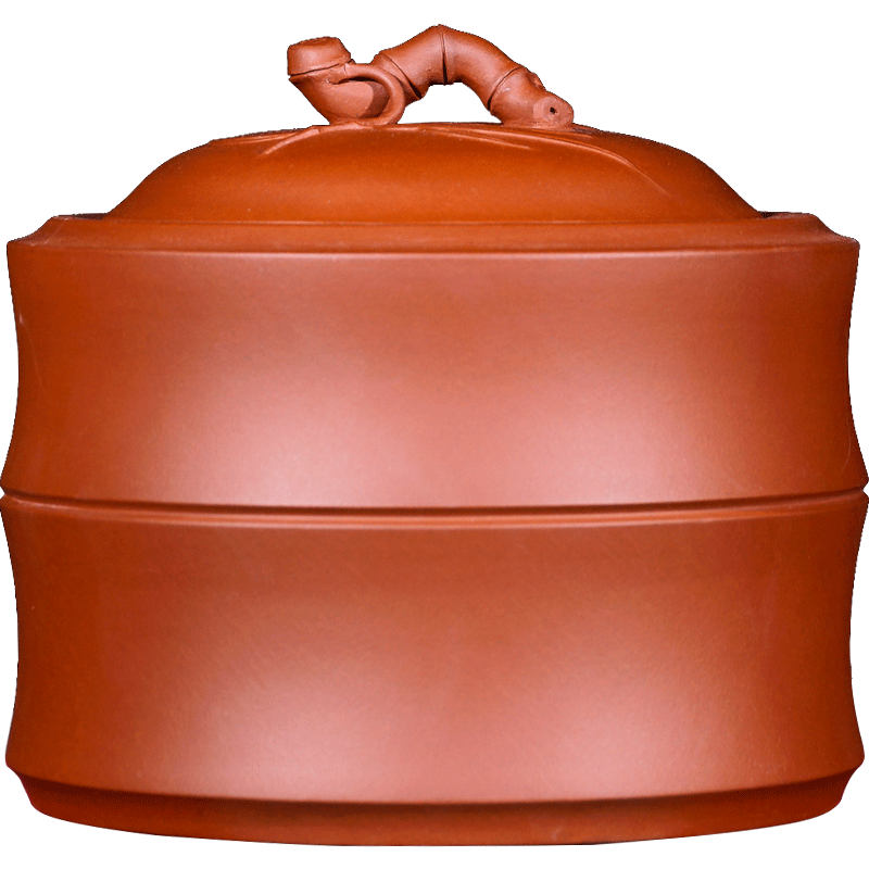 容山堂紫艺 宜兴紫砂茶叶罐储茶器普洱茶饼罐大小号醒茶罐密封罐