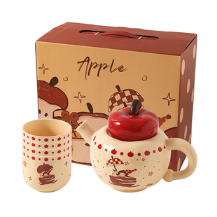 川岛屋可爱茶壶茶具套装乔迁新居订婚结婚新婚闺蜜生日圣诞礼物女