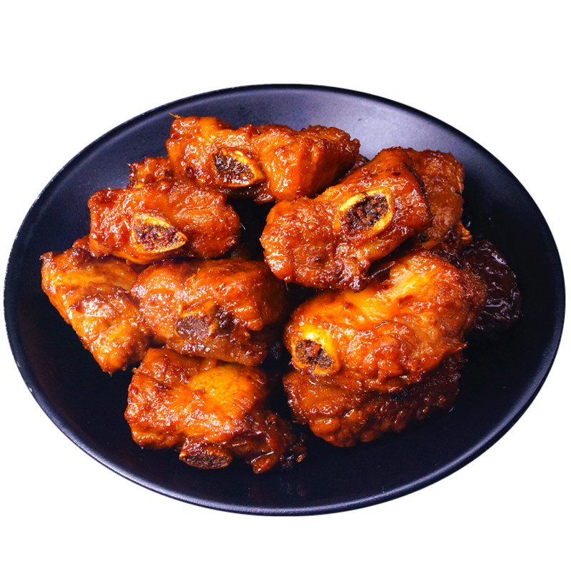奶爸出品私房菜话梅酸梅糖醋酸甜排骨即食不辣熟食真空零食200克