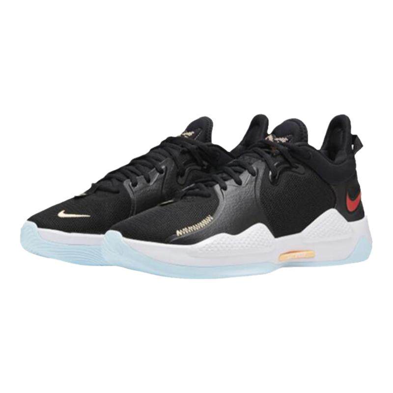 烽火nikepg5保罗乔治5代泡椒黑白首发篮球鞋cw3146001