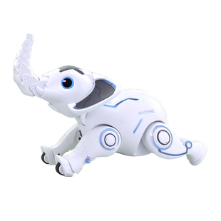 儿童遥控仿真智能大象动物电动会走倒立玩具套圈编程男孩新年礼物