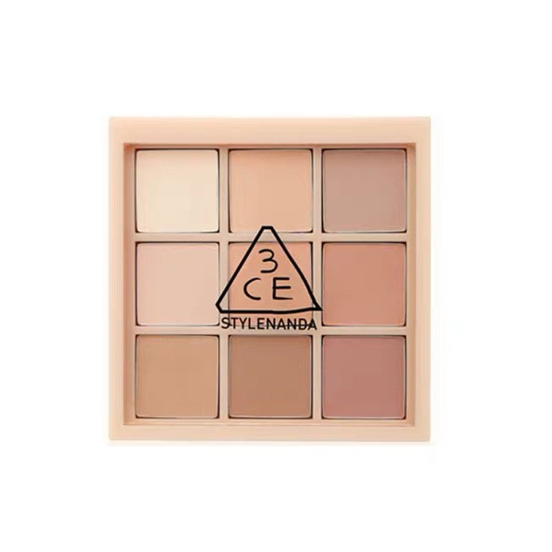 韩国3ce 九色眼影盘珠光哑光九宫格 南瓜色 overtake - 土耳其肥猫