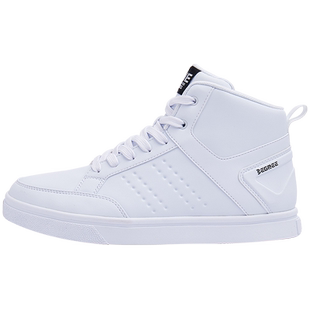 361 aj2019冬季新款高帮皮面板鞋