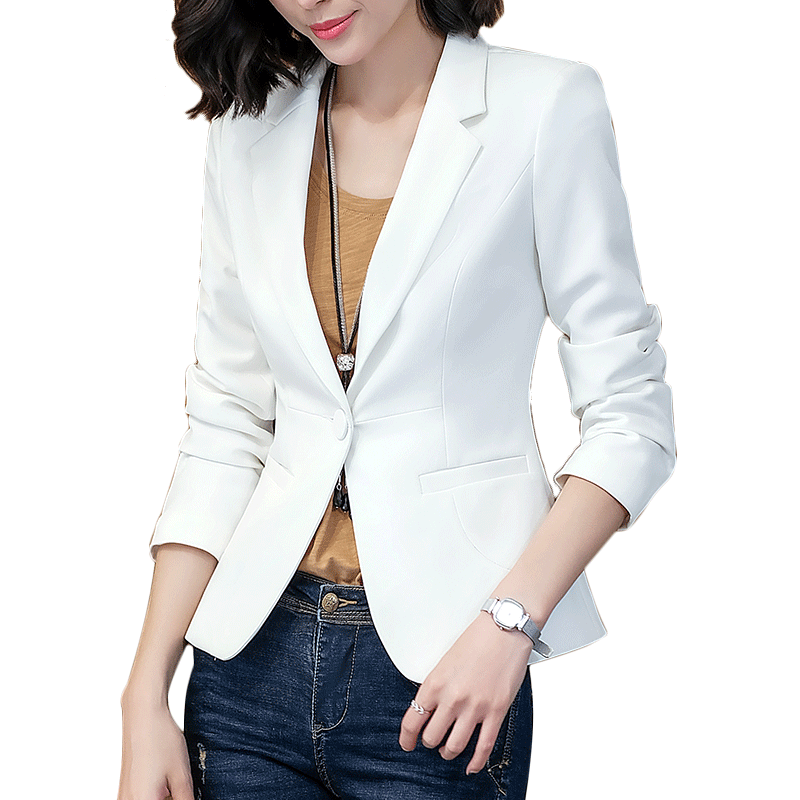 春秋2020新款网红小西装女外套黑色韩版女装休闲修身女士西服短款