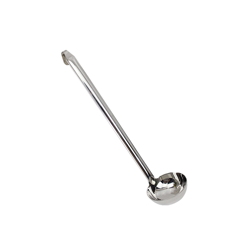 加厚不锈钢带钩汤勺漏勺量勺长柄汤勺打酒勺可挂锅沿勺汤汁壳粥勺