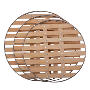 竹蒸片蒸垫蒸格蒸架包边宽竹片蒸笼垫炒锅篦子隔层加厚竹篦子蒸帘