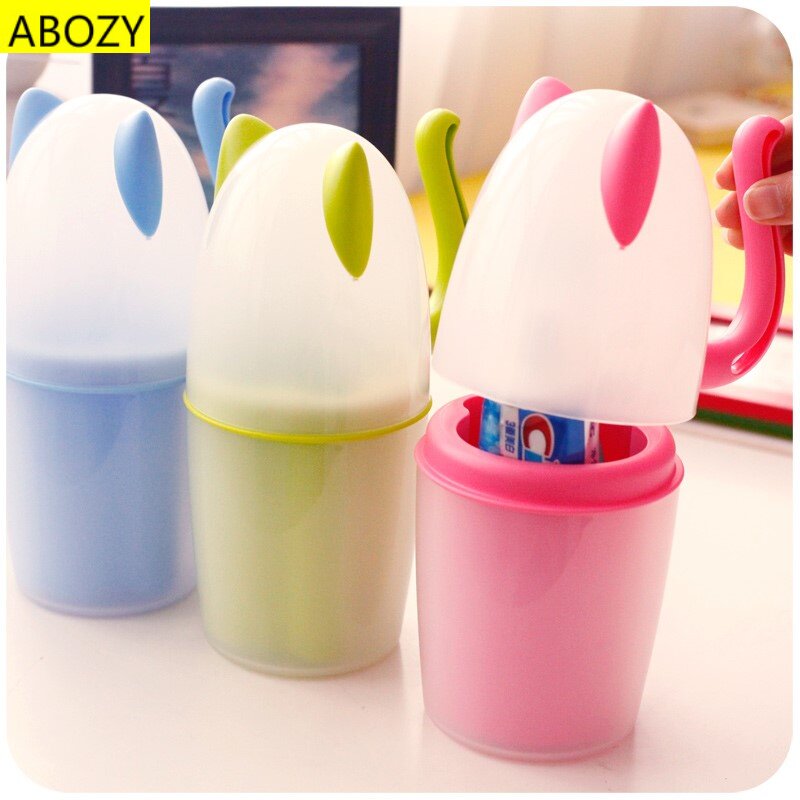 儿童牙杯女孩公主_儿童牙桶卡通带盖可爱牙杯带盖有盖防尘儿童牙杯