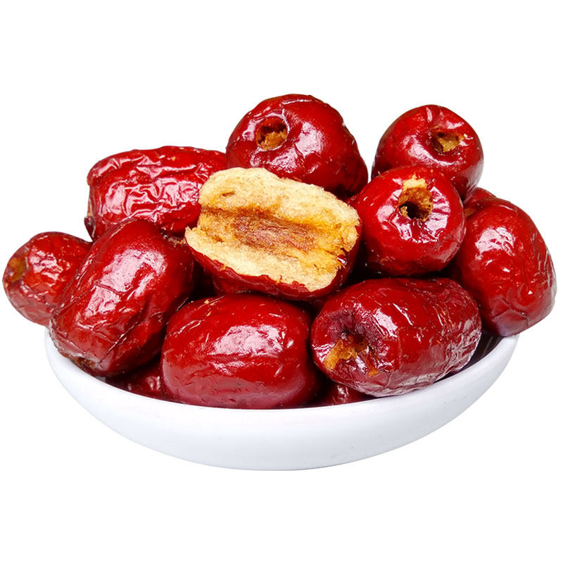 思宏香酥脆灰枣500g新疆特产无核空心休闲零食品沧州嘎嘣脆红枣干