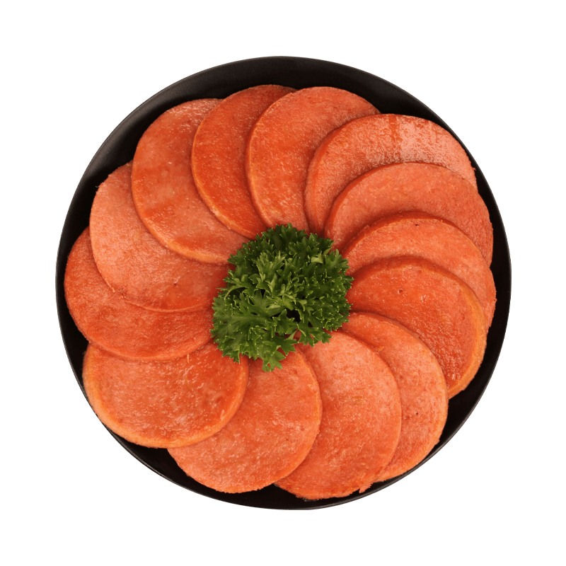 放牛吃草素火腿佛家素食食品纯素正品素午餐肉豆制品人造肉香肠片