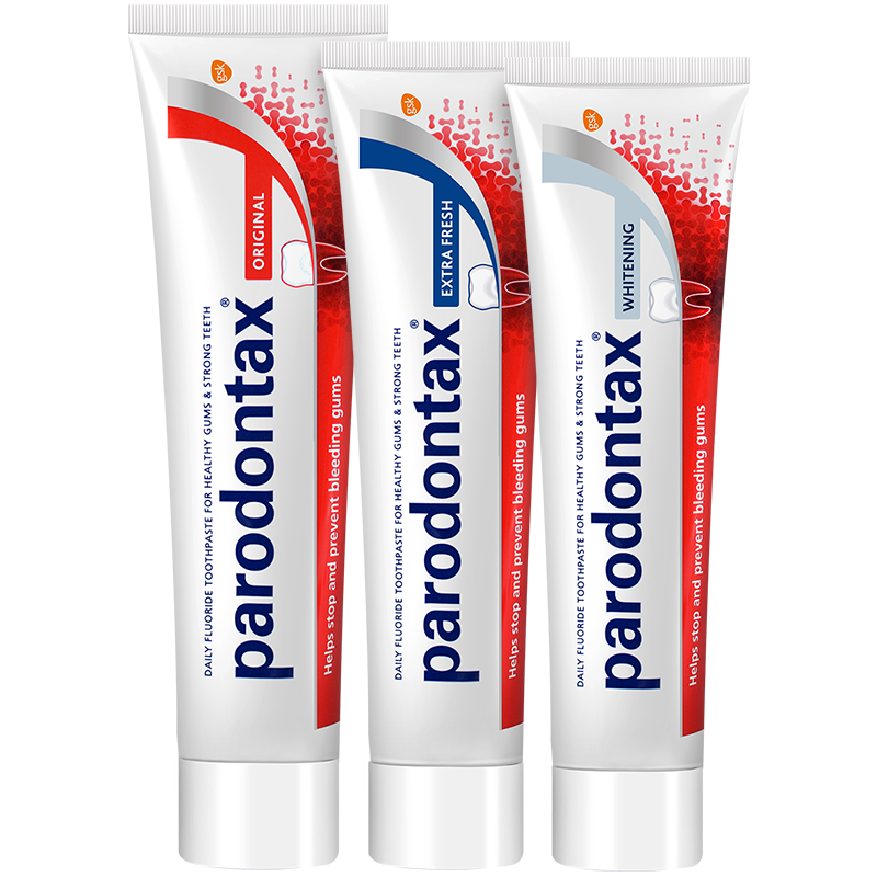 进口益周适parodontax牙龈适缓解牙龈出血牙肉肿原味美白薄荷牙膏