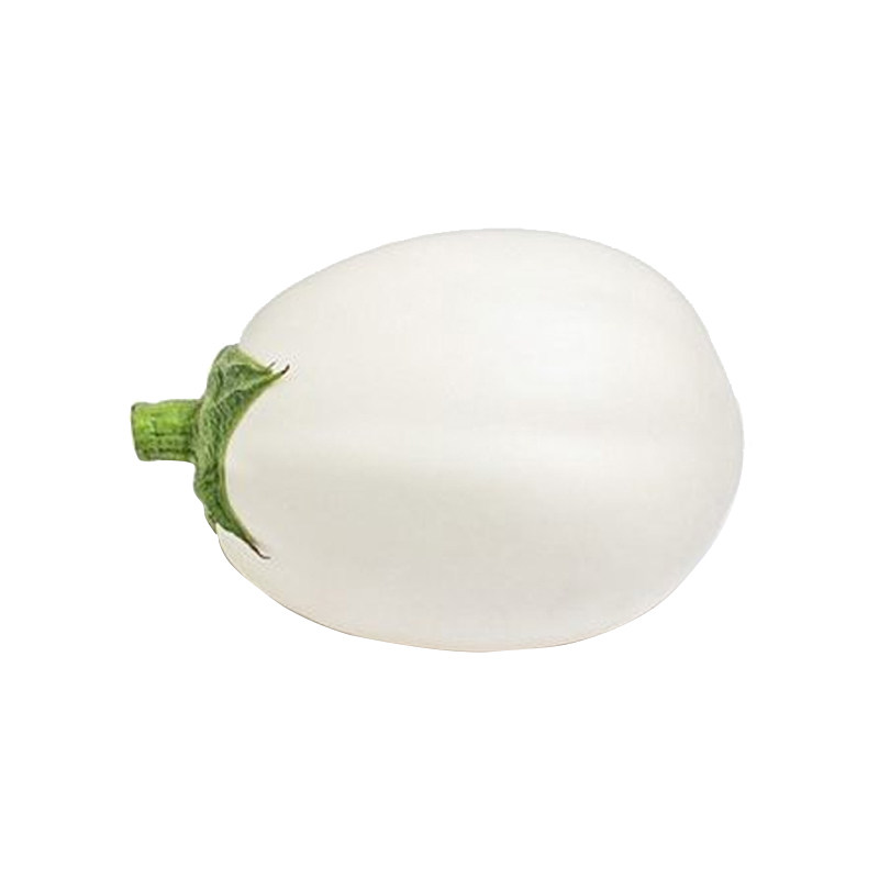 白茄子种籽圆茄种子长茄鸡蛋茄蛋茄种苗四季盆栽茄苗观赏蔬菜苗孑