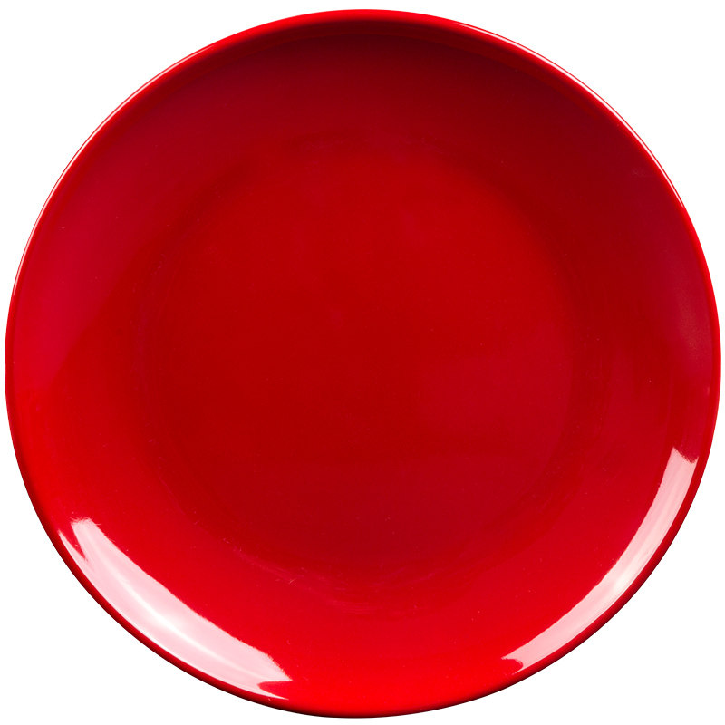 密胺餐具塑料盘子圆形商用碟快餐盘炒面圆盘仿瓷餐盘餐厅菜盘碟子