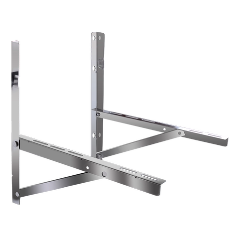 格力加厚不锈钢空调外机支架大1p/1.5匹/2p/3匹角架子室外通用