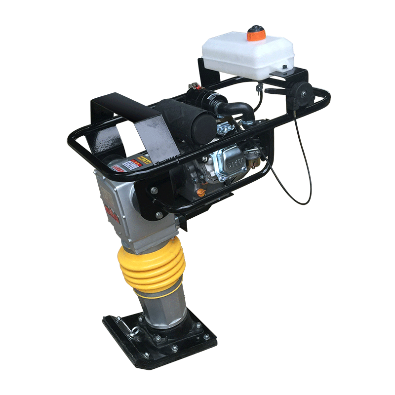 汽油电动手扶振动冲击立式打夯实机220两三相砸地机配件建筑机械