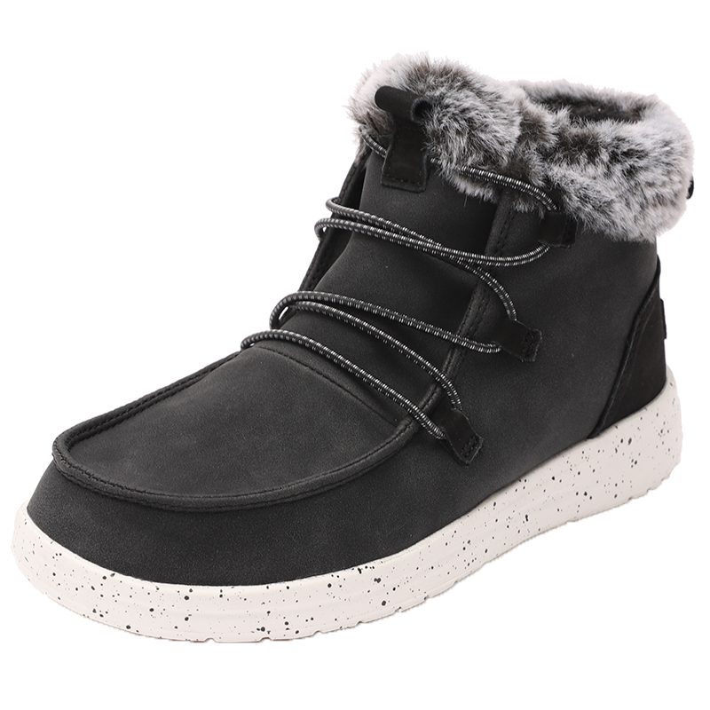 hey dude/20秋冬新品都德休闲中高帮加绒女鞋软底舒适121894900