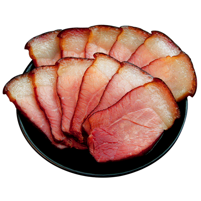 四川美食特产后腿腊肉500g腌肉农家手工自制烟熏咸肉柴火腊肉腊味