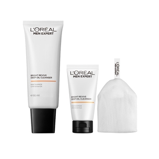 欧莱雅男士耀白洁面乳美白洗面奶控油清洁淡化痘印淡斑提亮烟酰胺