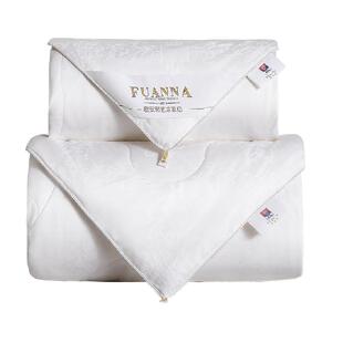 富安娜蚕丝被桑蚕丝四季通用被芯空调被二合一子母被夏凉被冬被子