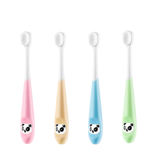 儿童牙刷软毛超细1-2-3-4-5-6岁以上婴幼儿乳牙一岁宝宝牙膏套装