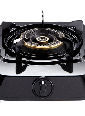 煤气灶单灶家用台式节能猛火灶小型燃气灶液化气不锈钢炉具单个灶