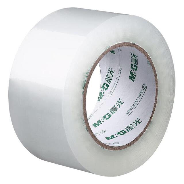 晨光封箱胶带大卷封口透明胶带批发大号加宽带封箱带封口透明胶布胶纸