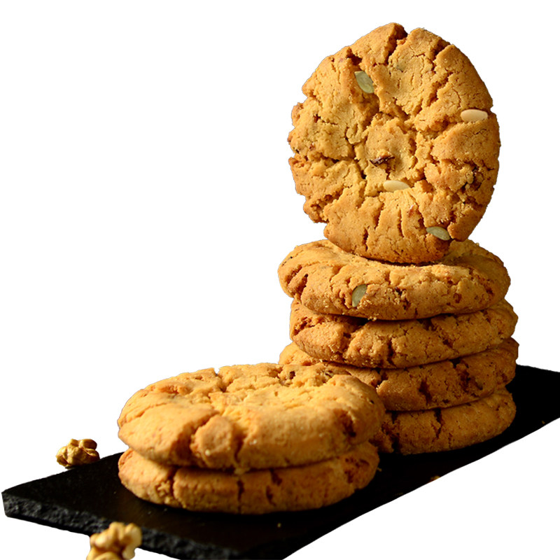 果仁桃酥夹心坚果核桃松子仁手工宫廷点心早餐糕点送长辈礼盒装