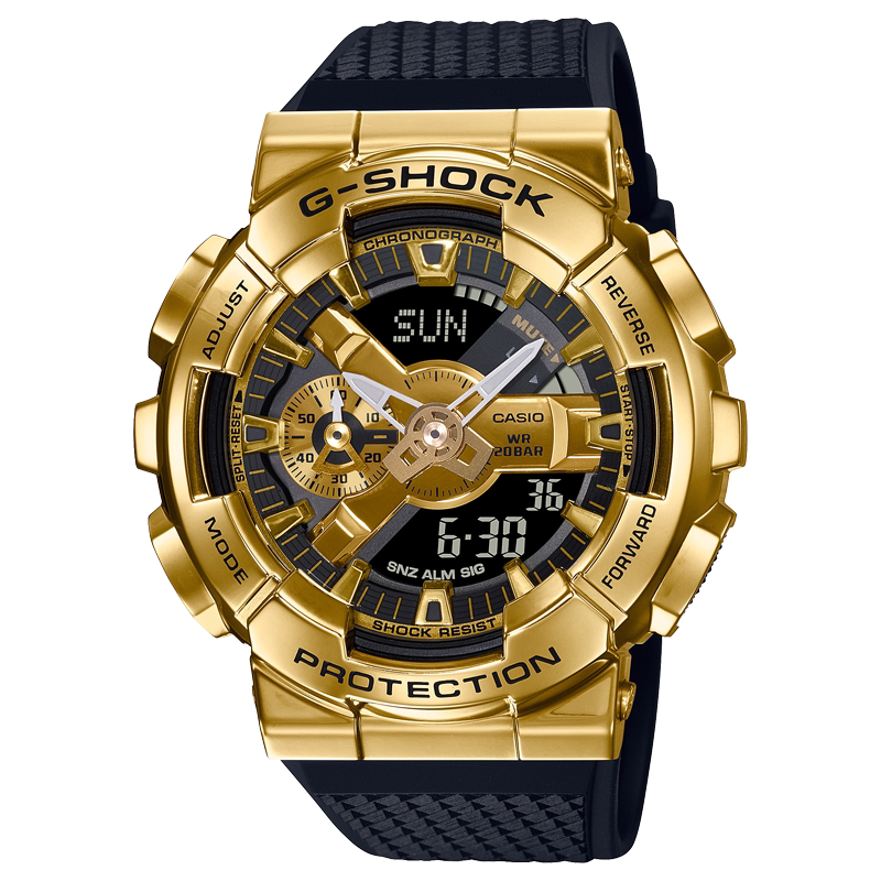 卡西欧白敬亭手表男限量新品gshock黑暗之心彩虹金属运动表gm-110