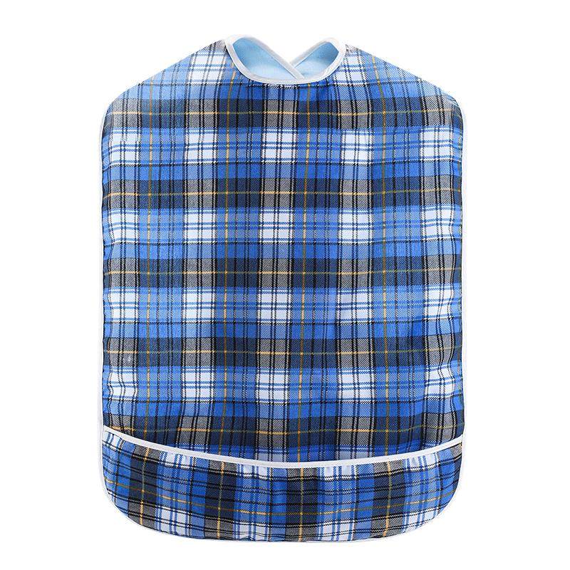 老人吃饭用的围兜成人防水饭兜口水巾老年人专用围裙大人围嘴大号