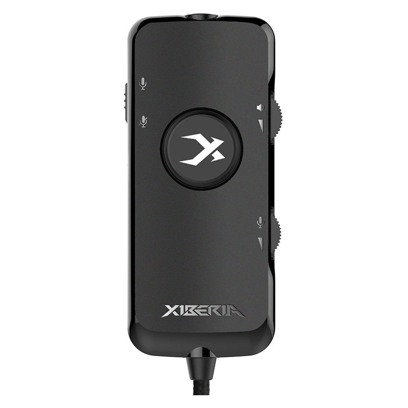 西伯利亚u2 游戏耳机入耳式外置声卡3.5转usb 7.1音效音场