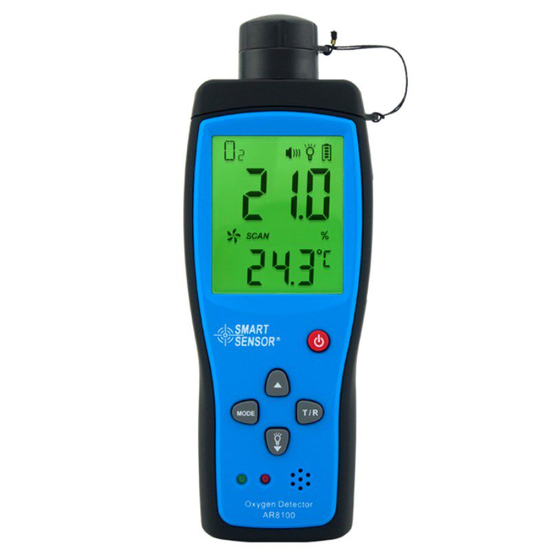 希玛ar8100工业浓度氧含量氧气报警器气体检测仪氧气测试仪测氧仪