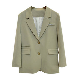 牛油果bebe春夏女士简约通勤修身时尚外套140104西装 原价3298元 现价