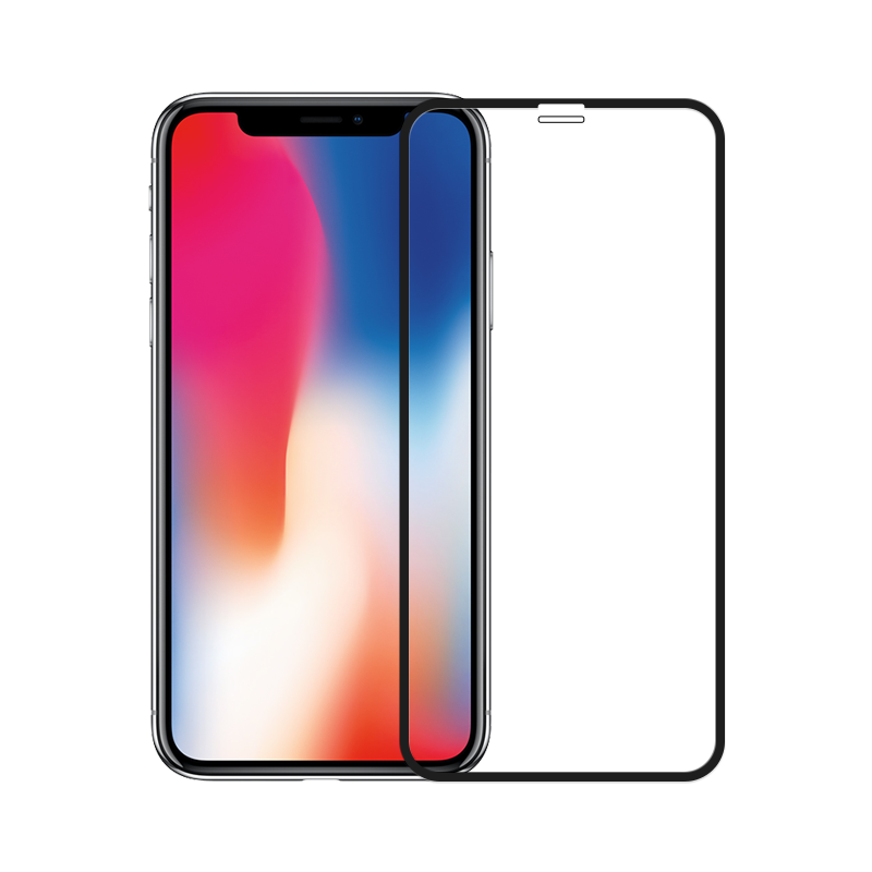 苹果X钢化膜iphone11PRO全屏覆盖黑边iphoneXS MAX包边iPhone7/8/6/7P/6P/8sPlus抗指纹手机iphoneXR保护贴膜