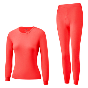 雅鹿100%纯棉鸿运本命年马年秋衣秋裤大红色打底保暖套装礼盒结婚