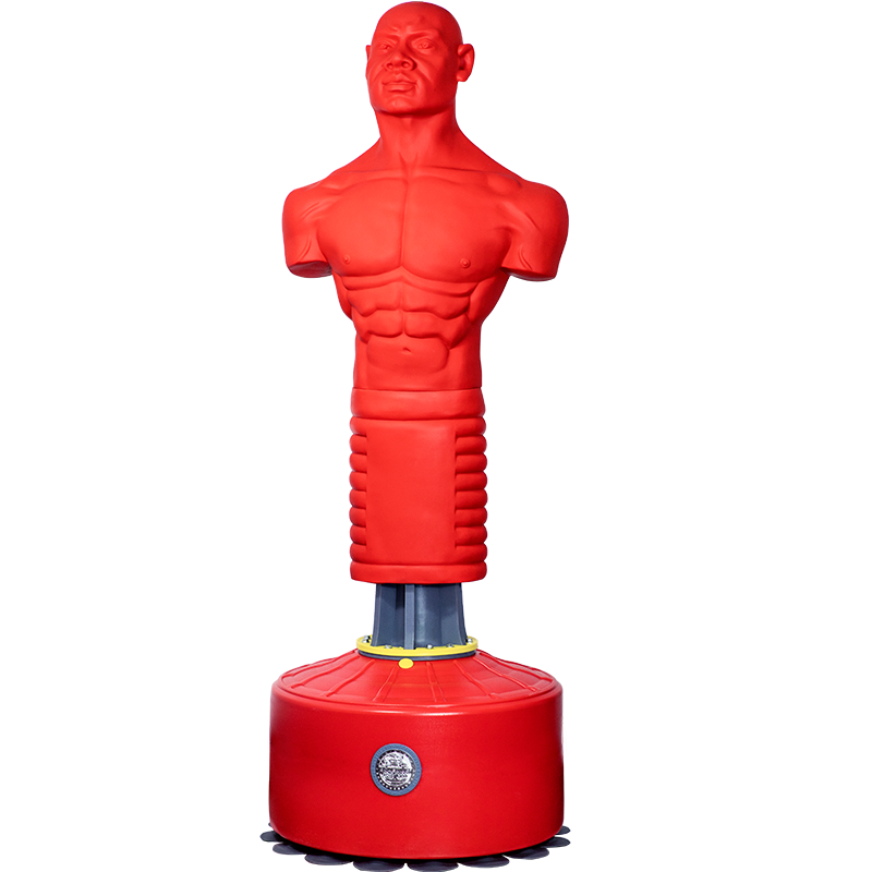 搏克形专业硅胶人形拳击沙袋散打立式不倒翁人型训练假人家用沙包