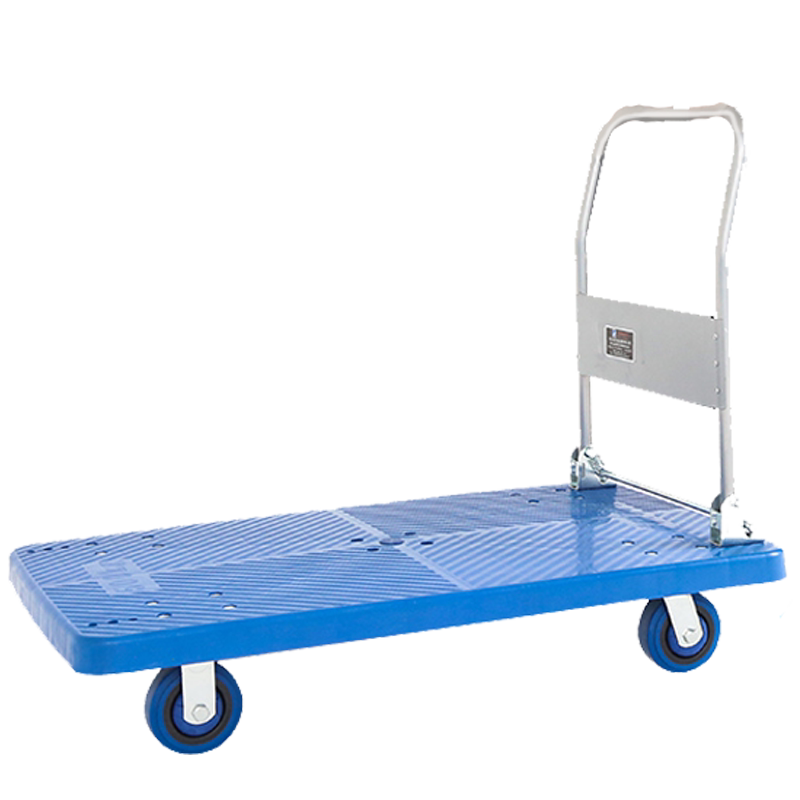 家用小推车静音万向轮子折叠平板车拉货车便携手推搬运车运货拖车