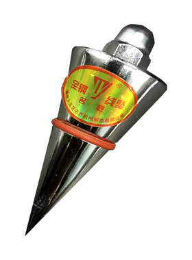 全钢实心高精度锥形锤施工吊线锤