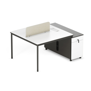 圣奥办公桌现代简约职员单人组合二四六卡座2/4/6屏风工位职员位