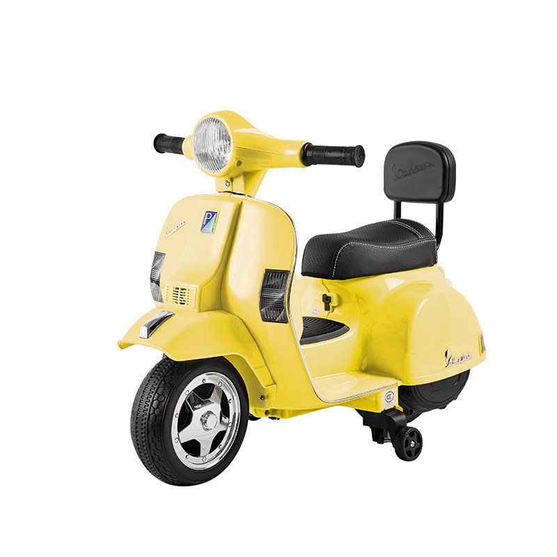 vespa儿童电动摩托车迷你维斯帕可爱网红三轮玩具童车宝宝小摩托