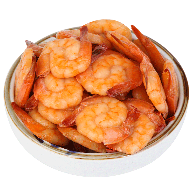 珍洋 即食虾仁海虾对虾海鲜零食小吃虾干鲜虾香辣虾大连海鲜特产