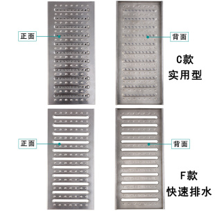 不锈钢厨房下水道地沟格栅盖水沟排水沟盖板雨水篦子井盖防滑沟槽