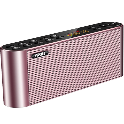 爱度新款蓝牙音箱收音机一体便携式老人小型音响可插卡u盘充电迷你